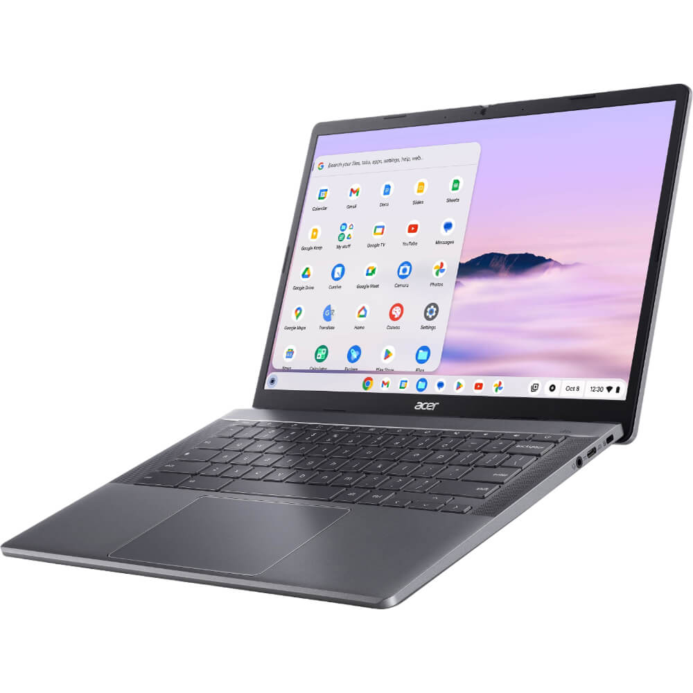 Огляд Ноутбук ACER Chromebook Plus з Google AI 514 CB514-4HT-39X7 Steel Gray (NX.KV1EU.001)