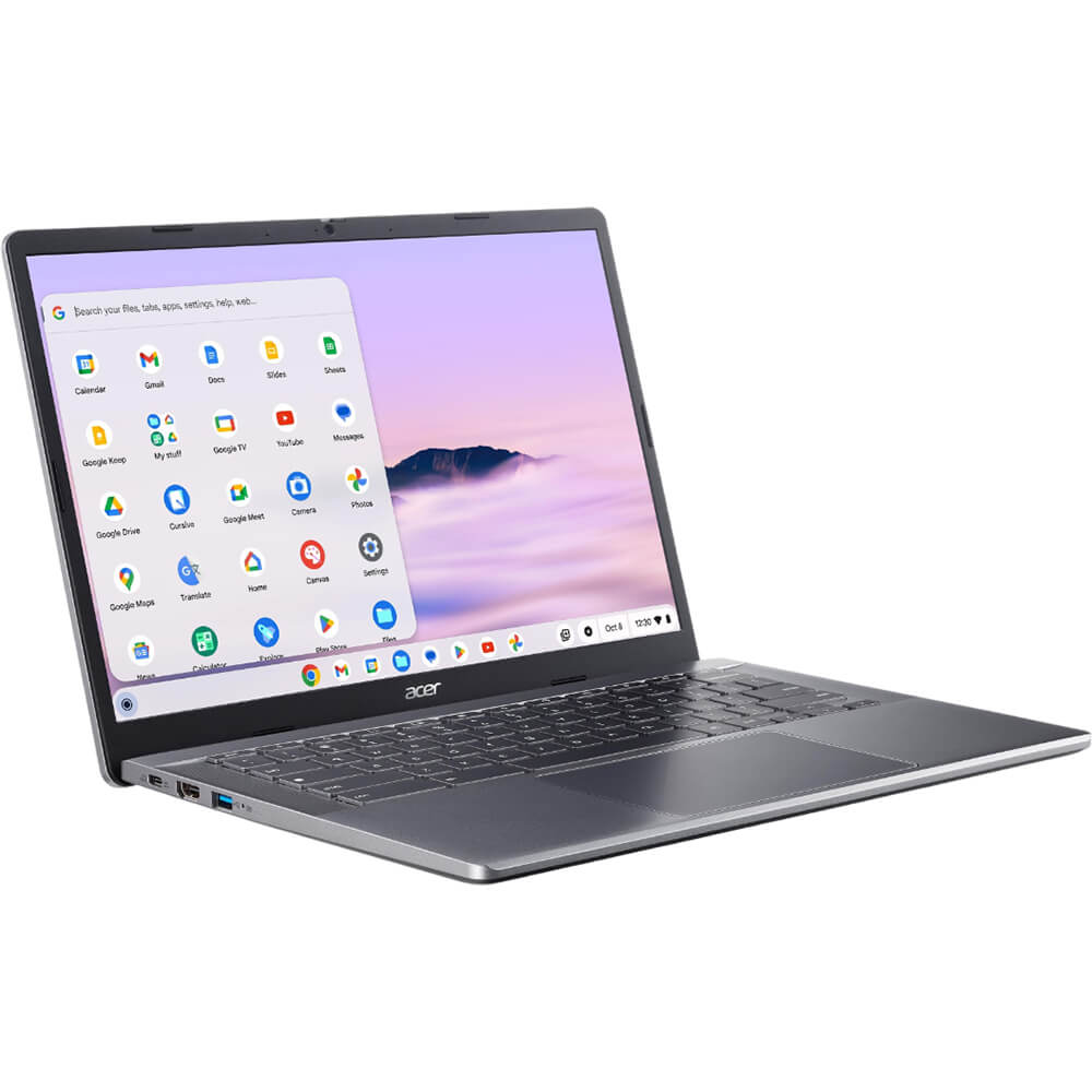 Фото 16 Ноутбук ACER Chromebook Plus з Google AI 514 CB514-4HT-39X7 Steel Gray (NX.KV1EU.001)