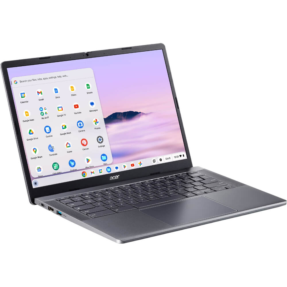 Фото 14 Ноутбук ACER Chromebook Plus з Google AI 514 CB514-4HT-39X7 Steel Gray (NX.KV1EU.001)