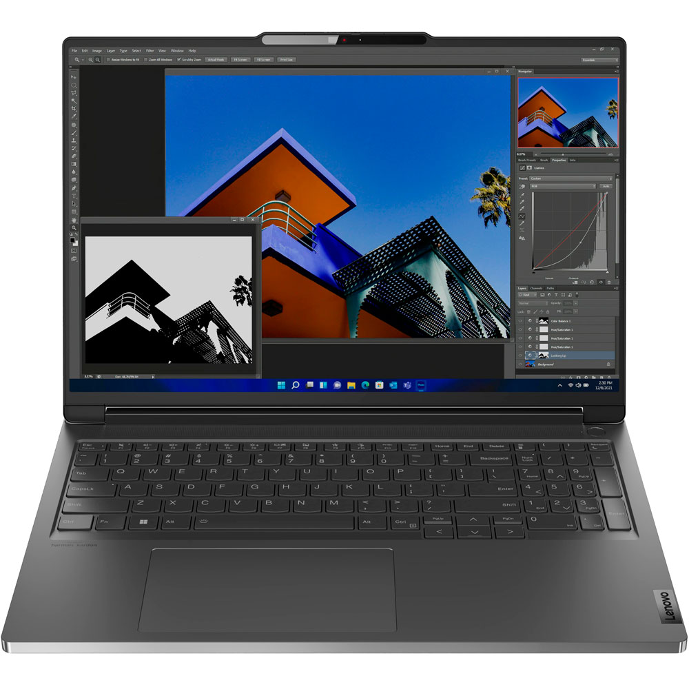 Зовнішній вигляд Ноутбук LENOVO ThinkBook 16p-G4 Storm Gray (21J8000FRA)