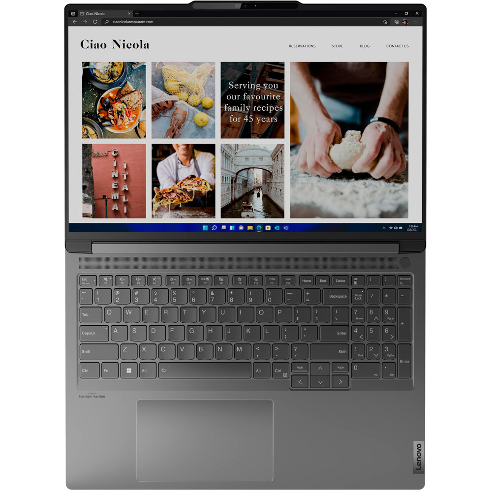 Зображення Ноутбук LENOVO ThinkBook 16p-G4 Storm Gray (21J8000FRA)