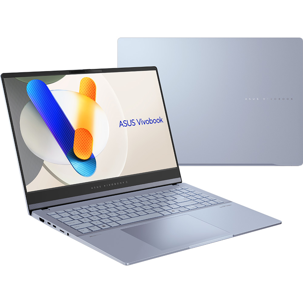 В Украине Ноутбук ASUS Vivobook S 15 OLED S5506MA-MA079 Mist Blue (90NB14E2-M005W0)