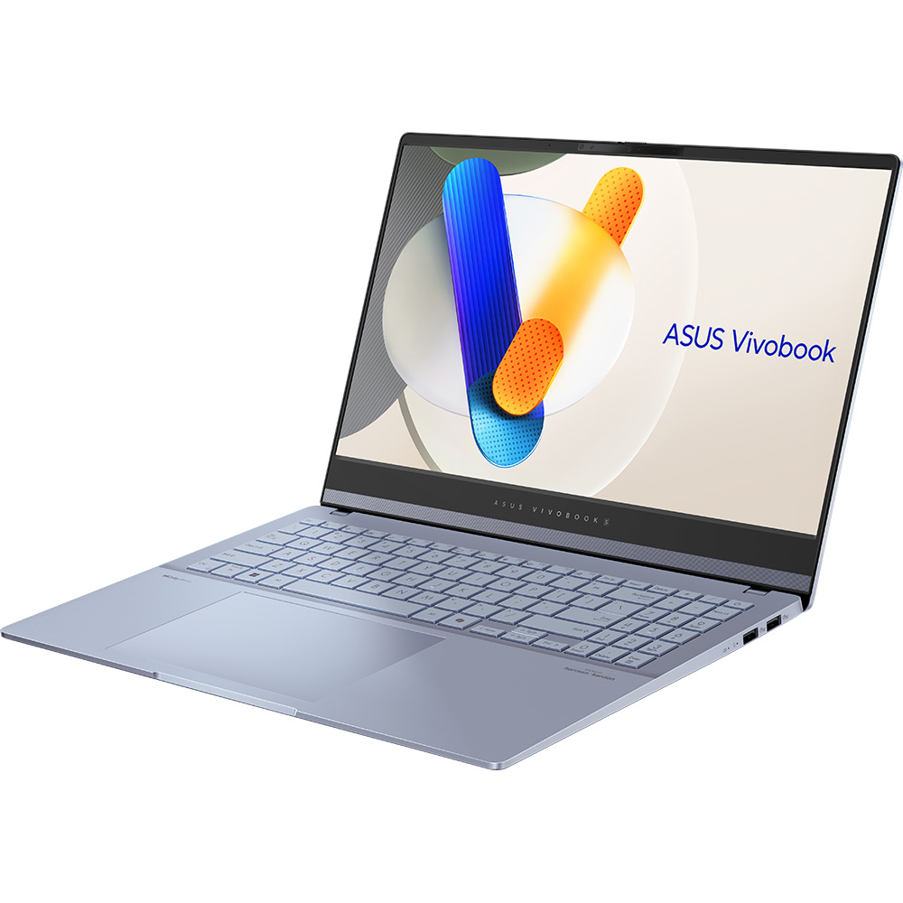 Внешний вид Ноутбук ASUS Vivobook S 15 OLED S5506MA-MA079 Mist Blue (90NB14E2-M005W0)