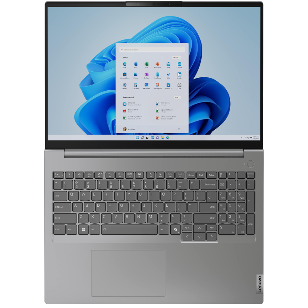 Ноутбук LENOVO ThinkBook 16 G7 IML, Arctic Grey (21MS004VRA) Тип матриці IPS