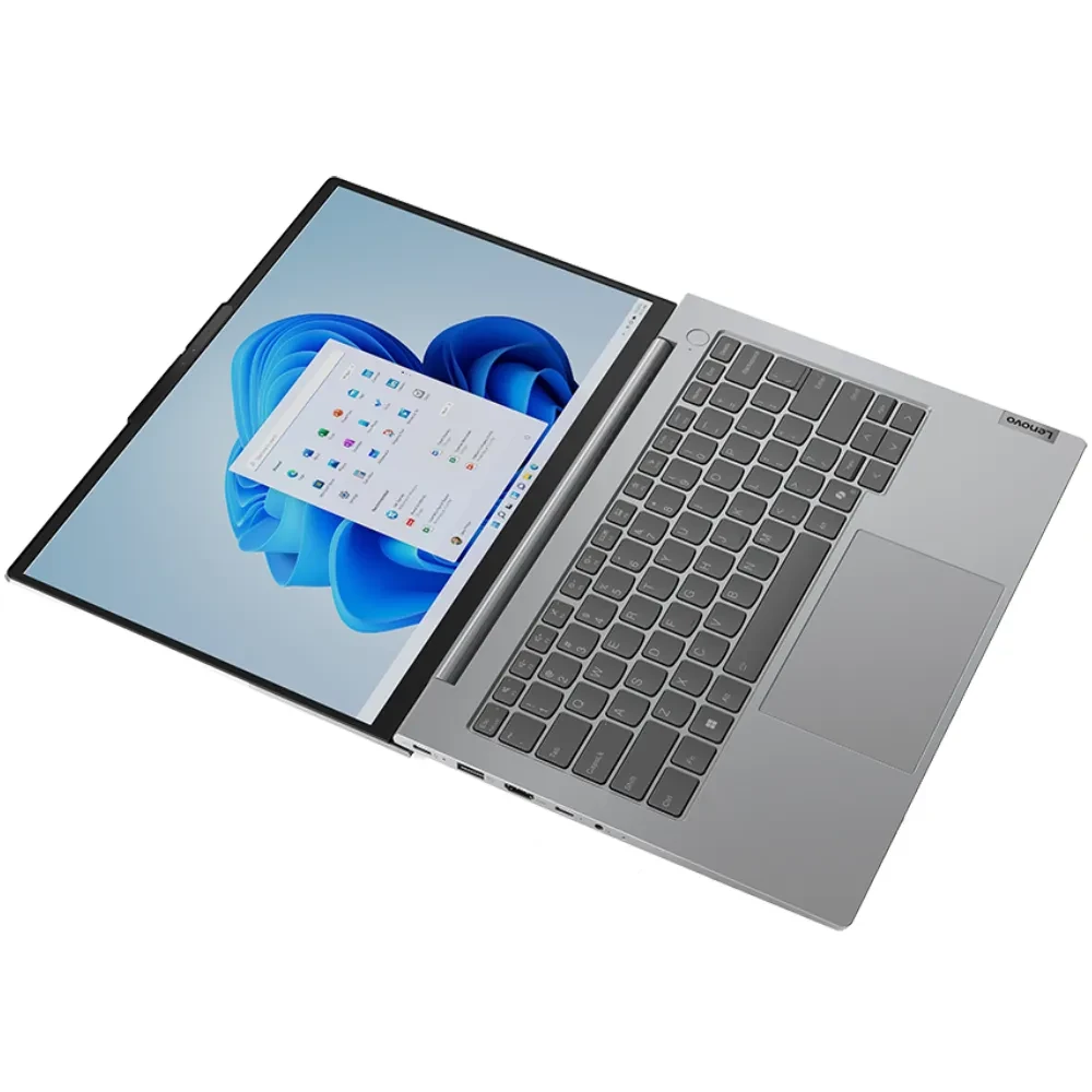 Зовнішній вигляд Ноутбук Lenovo ThinkBook 14 G7 IML Arctic Grey (21MR004URA)