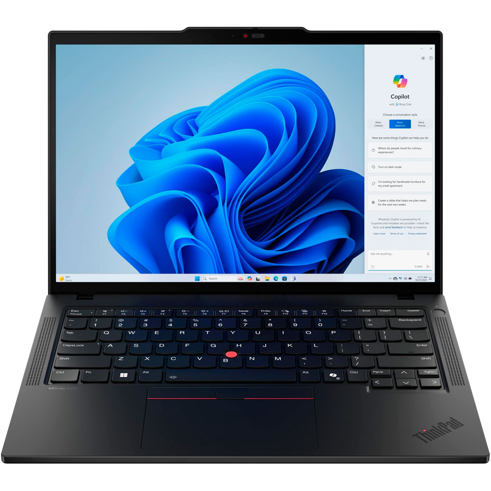 Ноутбук Lenovo ThinkPad T14 G5 T Black (21ML003TRA) Роздільна здатність дисплея 1920 x 1200