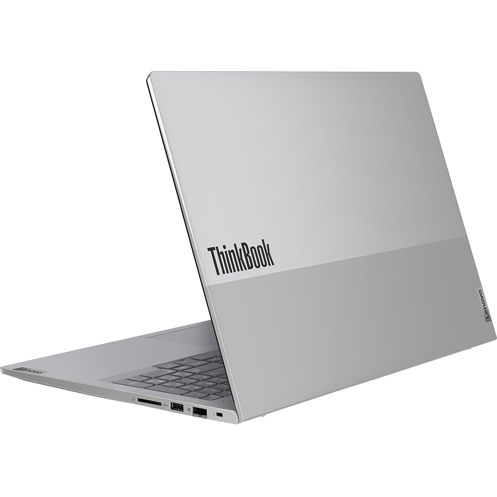 Зовнішній вигляд Ноутбук Lenovo ThinkBook 16 G7 IML Arctic Grey (21MS004DRA)