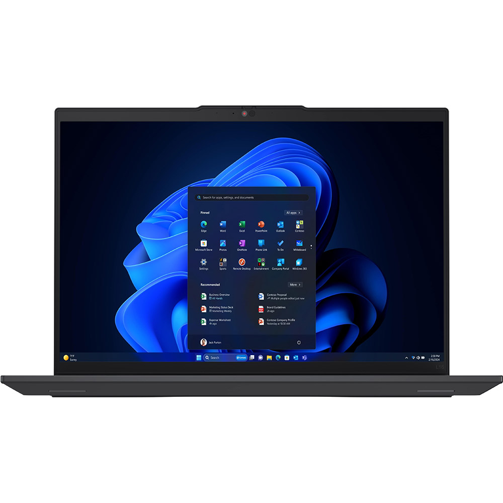 Ноутбук ThinkPad L16 Gen 1 Black (21L3002XRA) Роздільна здатність дисплея 1920 x 1200