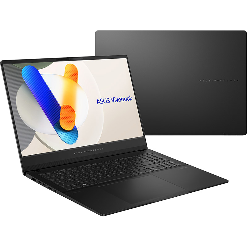 Зовнішній вигляд Ноутбук ASUS Vivobook S 15 OLED M5506NA-MA012 Neutral Black (90NB14D2-M000M0)