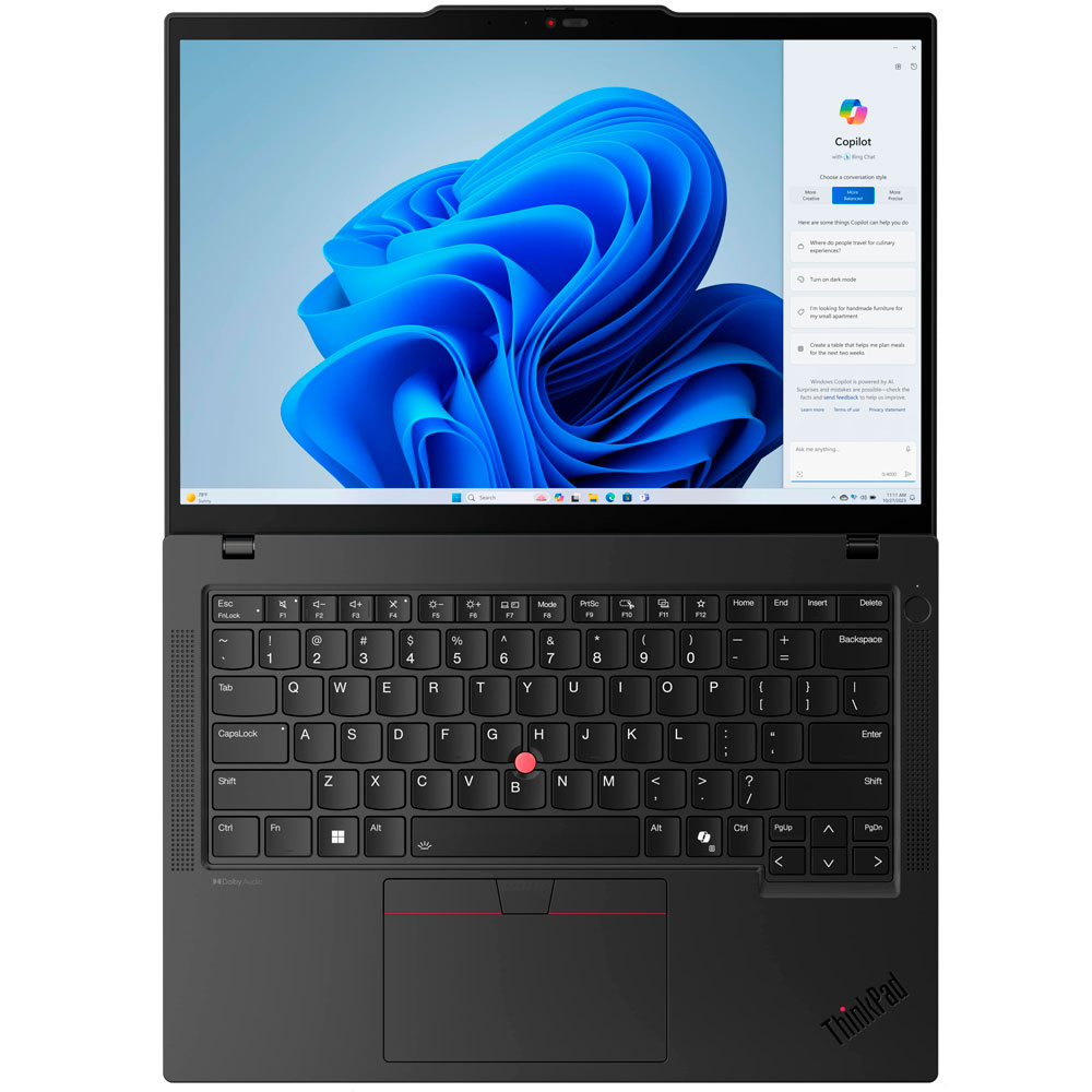 Зображення Ноутбук Lenovo ThinkPad T14 G5 T Black (21ML004QRA)