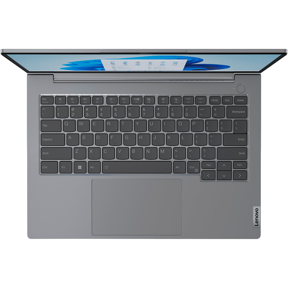 Зовнішній вигляд Ноутбук LENOVO ThinkBook 14 G6 ABP Arctic Grey (21KJ008RRA)