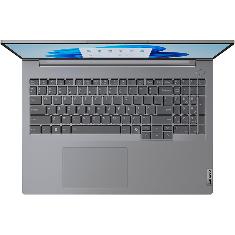 Зовнішній вигляд Ноутбук Lenovo ThinkBook 16 G7 IML Arctic Grey (21MS004ERA)