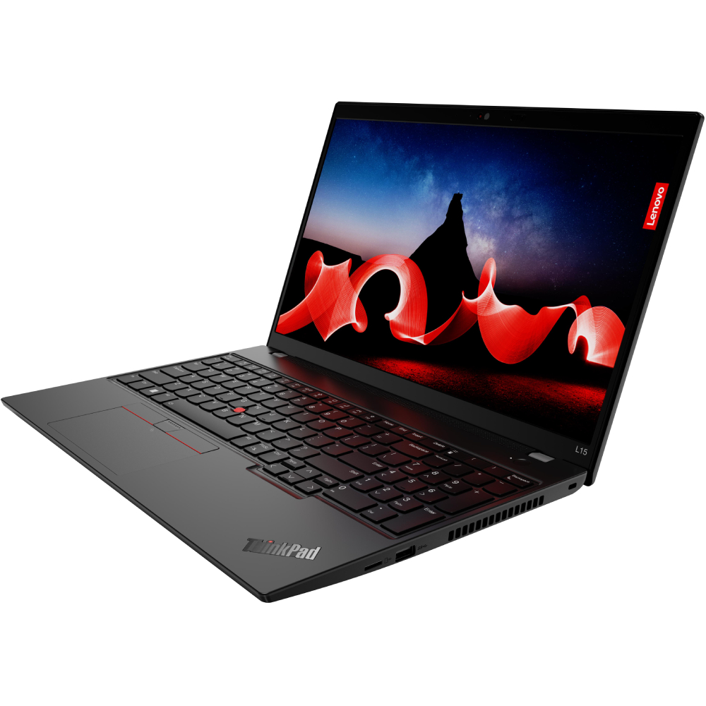 Зовнішній вигляд Ноутбук Lenovo ThinkPad L15 Gen 4 Thunder Black (21H4SB7000)