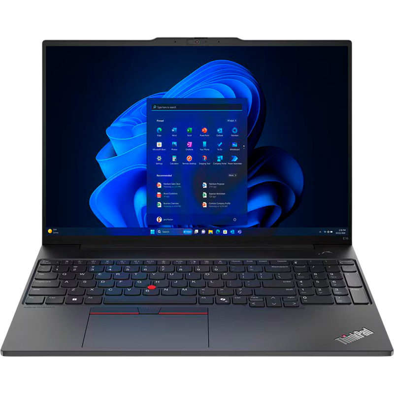 Заказать Ноутбук Lenovo ThinkPad E16 Gen 2 Black (21MA000NRA)