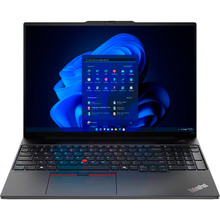 с интегрированной видеокартой Ноутбук Lenovo ThinkPad E16 Gen 2 Black (21MA000NRA)