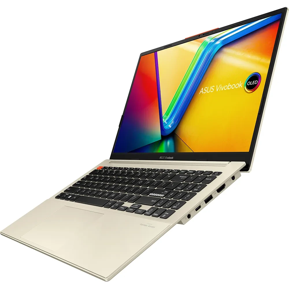 Зовнішній вигляд Ноутбук ASUS Vivobook S 15 OLED K5504VA-MA392 Cream White (90NB0ZK4-M00NP0)