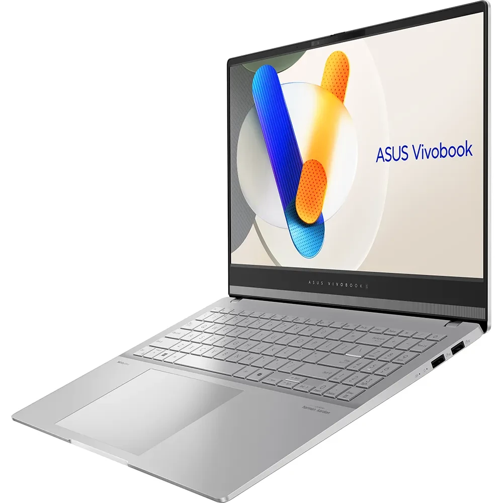 Фото Ноутбук ASUS Vivobook S 15 OLED M5506UA-MA043 Cool Silver (90NB1473-M001R0)