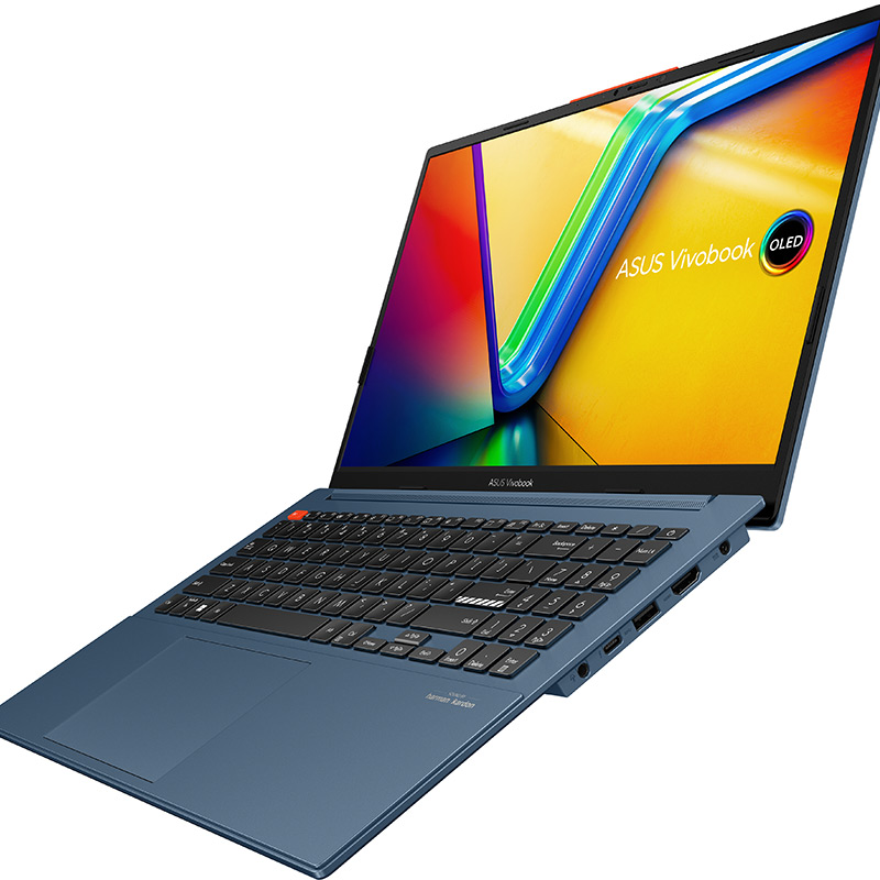 Зовнішній вигляд Ноутбук Vivobook S 15 OLED K5504VA-MA377 Blue (90NB0ZK1-M00N70)