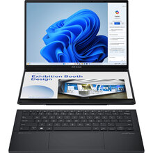 Днепр купить Ноутбук ASUS Zenbook Duo OLED UX8406MA-QL405W Inkwell Gray (90NB12U1-M00NB0)