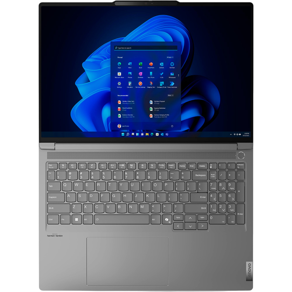 Зображення Ноутбук Lenovo ThinkBook 16p G5 IRX Storm Grey (21N5001BRA)