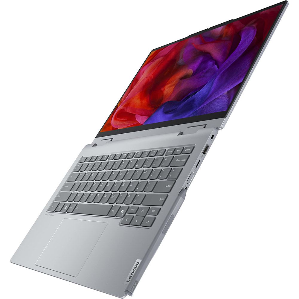 Зовнішній вигляд Ноутбук LENOVO ThinkBook 14 2-in-1 G4 IML Luna Grey (21MX000VRA)