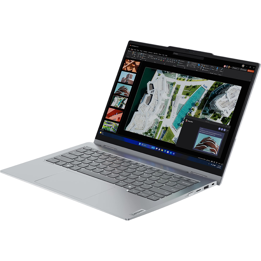 Зображення Ноутбук LENOVO ThinkBook 14 2-in-1 G4 IML Luna Grey (21MX000VRA)