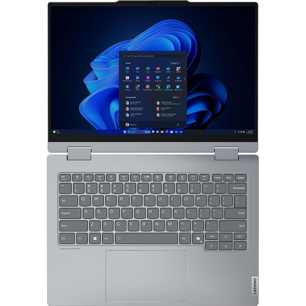 Ноутбук LENOVO ThinkBook 14 2-in-1 G4 IML Luna Grey (21MX000VRA) Тип матриці IPS