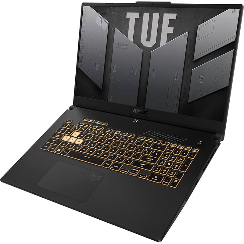 Внешний вид Ноутбук ASUS TUF Gaming F17 FX707ZC4-HX028 Jaeger Gray (90NR0GX2-M003V0)