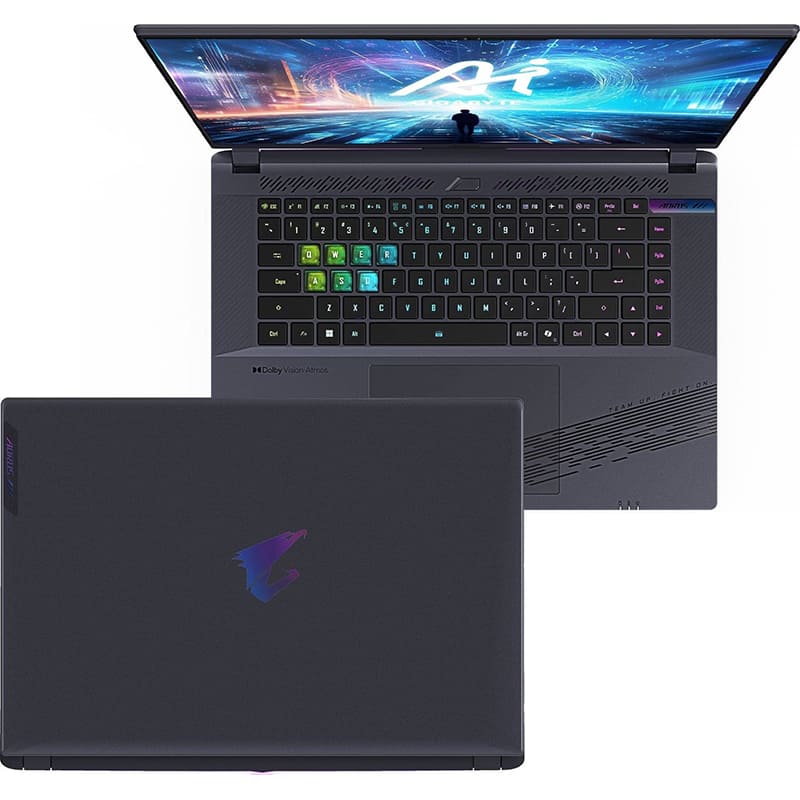 Фото Ноутбук GIGABYTE AORUS 16X 9KG 2024 Midnight Gray (9KG-43UAC54SD)