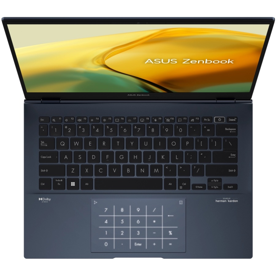 Внешний вид Ноутбук ASUS Zenbook 14 UX3402VA-KP782 Ponder Blue (90NB10G1-M017H0)