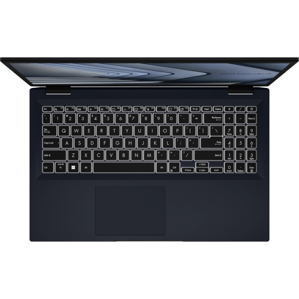 Зовнішній вигляд Ноутбук ASUS Expertbook B1 B1502CVA-BQ2889XA Star Black (90NX06X1-M03HP0)