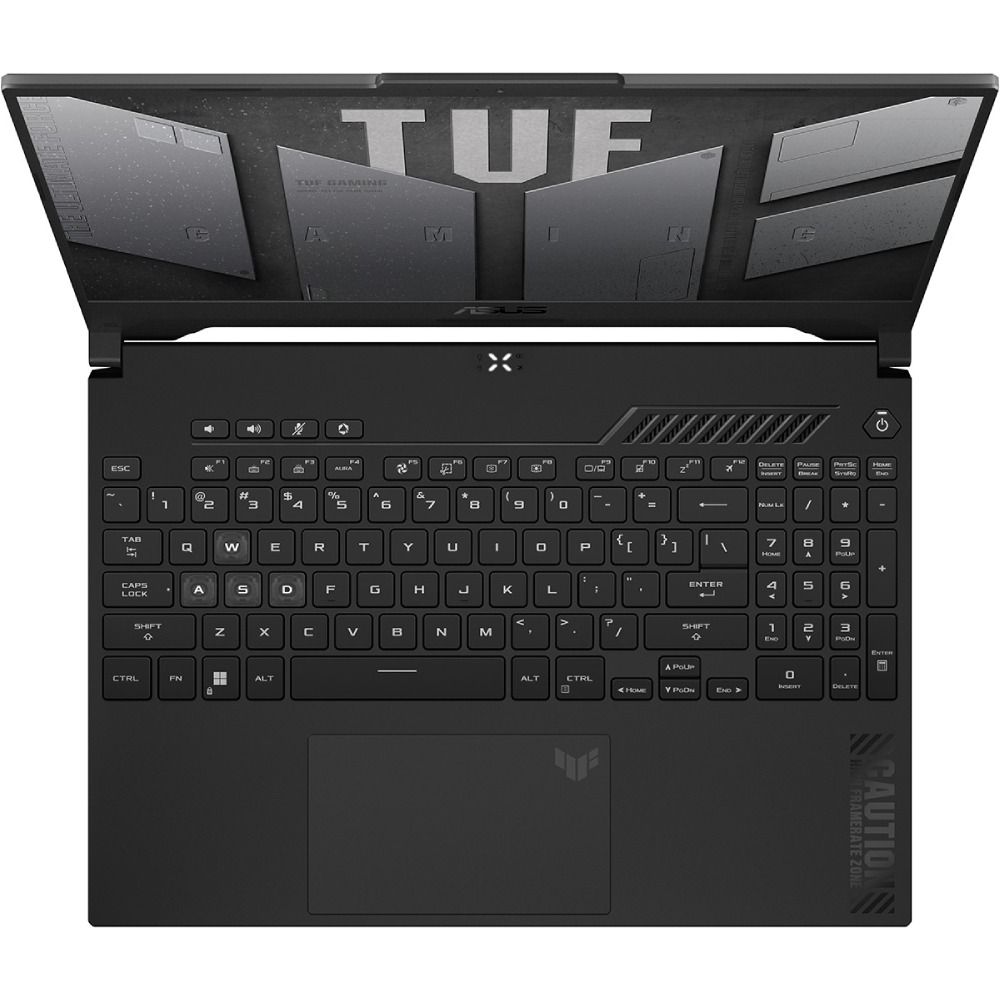 Зовнішній вигляд Ноутбук ASUS TUF F15 FX507VU-LP201 Mecha Gray (90NR0CJ7-M00RA0)