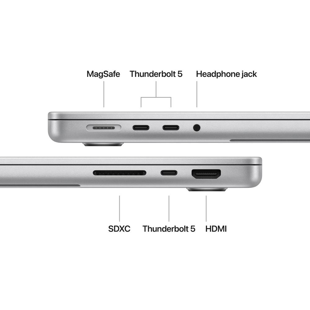 Фото Ноутбук APPLE MacBook Pro 14' M4 Max 36/1TB Silver (MX2G3UA/A)