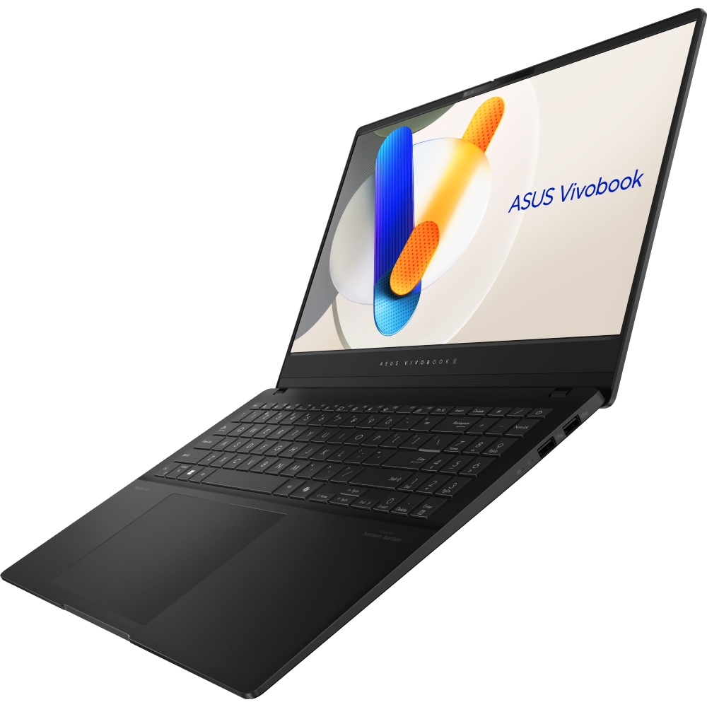 Зовнішній вигляд Ноутбук ASUS Vivobook S 15 OLED M5506NA-MA014 Neutral Black (90NB14D2-M000P0)