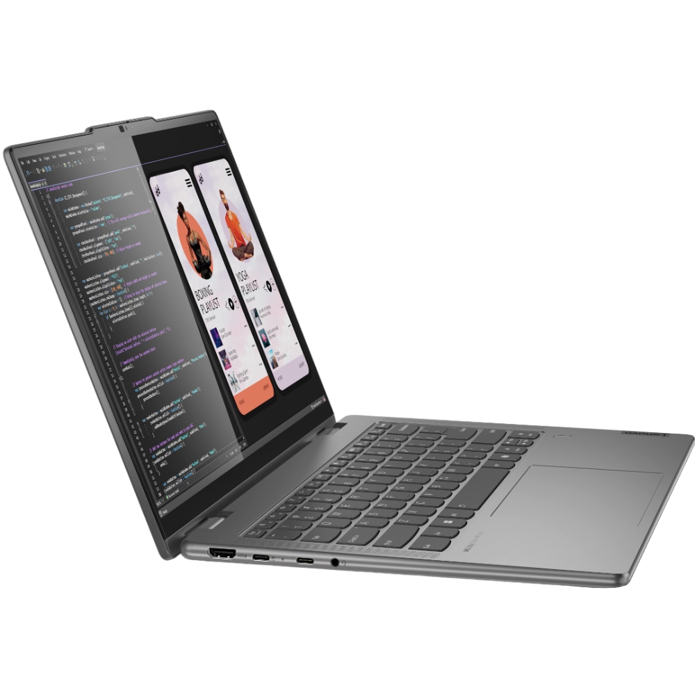 Зовнішній вигляд Ноутбук LENOVO Yoga 7 2 in 1 14AHP9 Storm Grey (83DK002ARA)