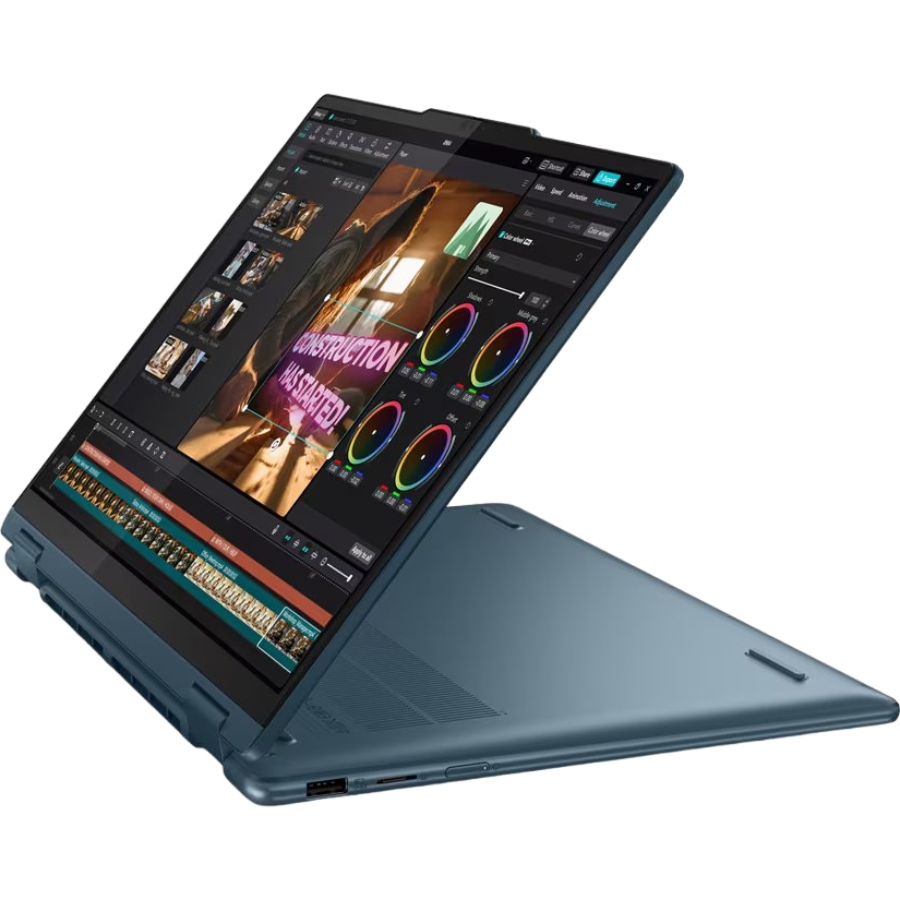 Зовнішній вигляд Ноутбук LENOVO Yoga 7 2 in 1 14IML9 Tidal Teal (83DJ00CNRA)