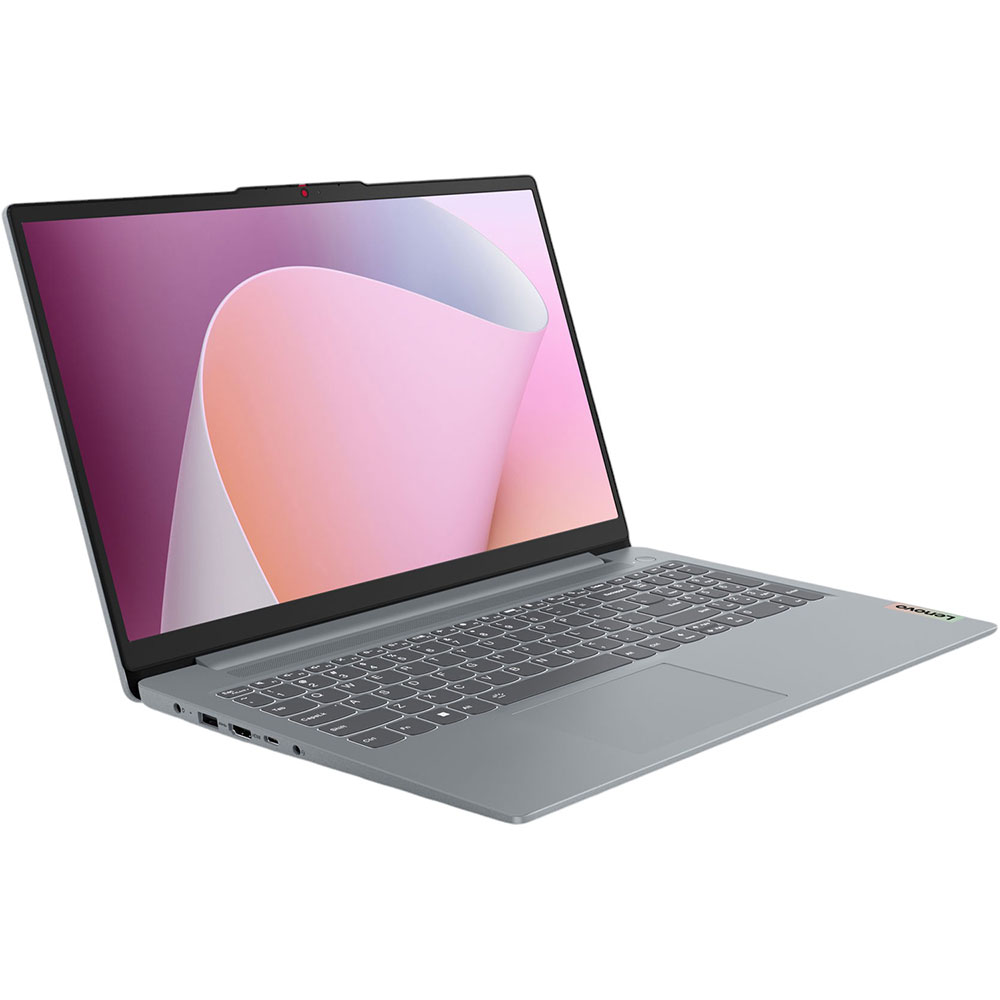 Зовнішній вигляд Ноутбук LENOVO IdeaPad Slim 3 15AMN8 Arctic Grey (82XQ00LNRA)