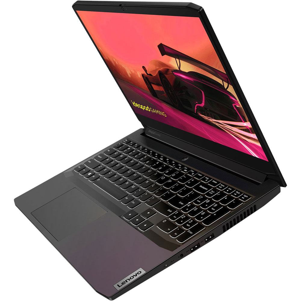 Зображення Ноутбук Lenovo ideapad Gaming 3 15ACH6 Shadow Black (82K20273RA)