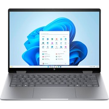 с глянцевым экраном Ноутбук HP ENVY x360 14-fa0001ua Meteor Silver (AQ8H9EA)