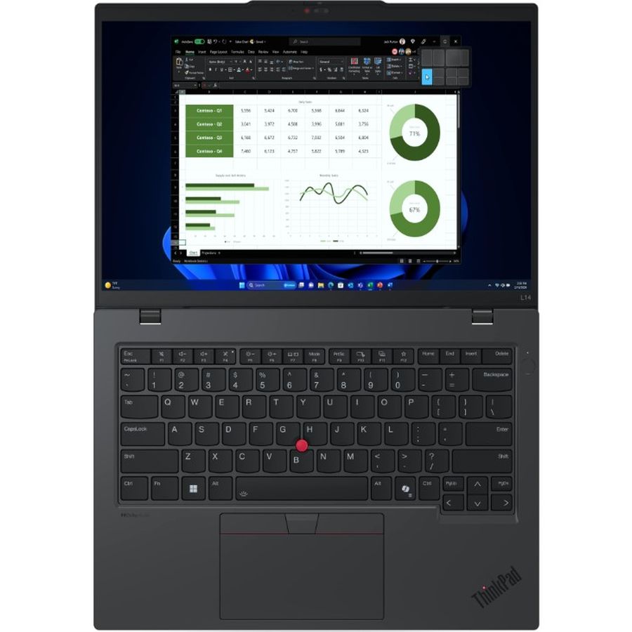 Ноутбук Lenovo ThinkPad L14 Gen 5 Black (21L6S2QC00) Частота оновлення екрана 60 Гц