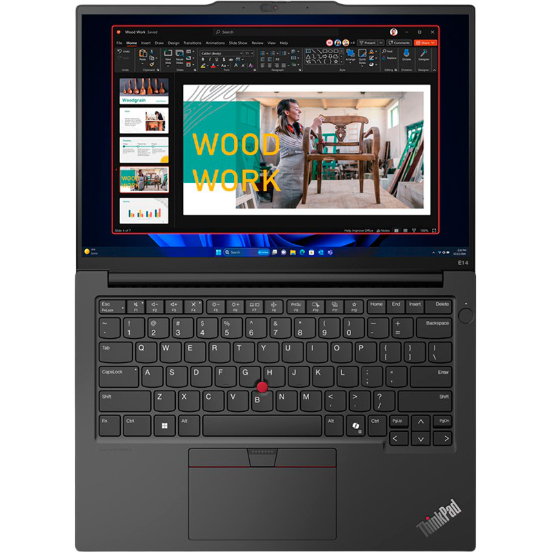 Замовити Ноутбук Lenovo ThinkPad E14 Gen 6 Black (21M4S21M00)