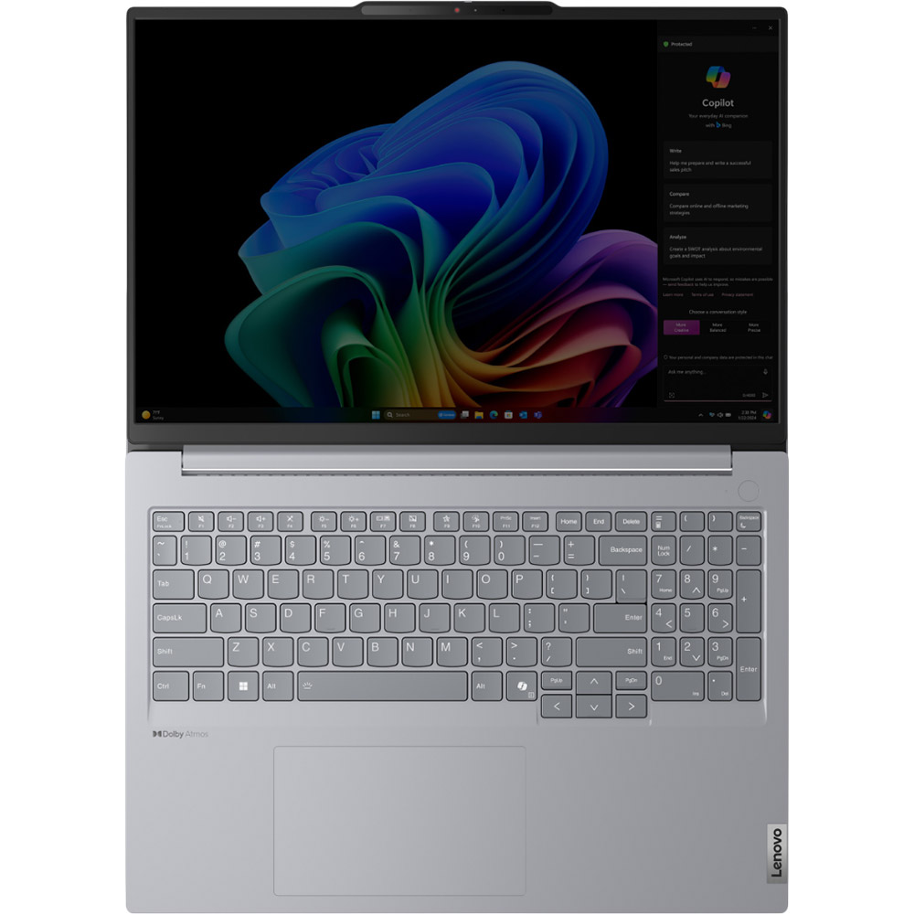 Зображення Ноутбук Lenovo ThinkBook 16 G7 QOY Luna Grey (21NH0000RA)