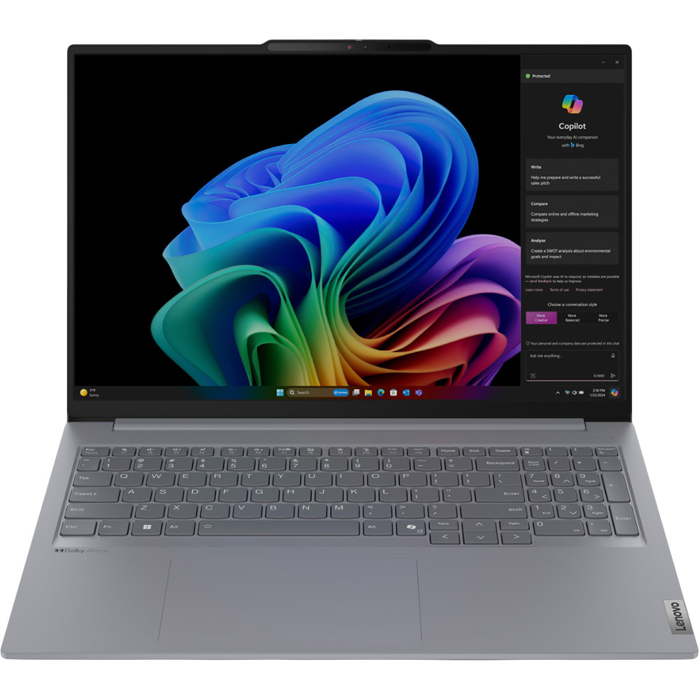 Ноутбук Lenovo ThinkBook 16 G7 QOY Luna Grey (21NH0000RA) Тип матриці IPS