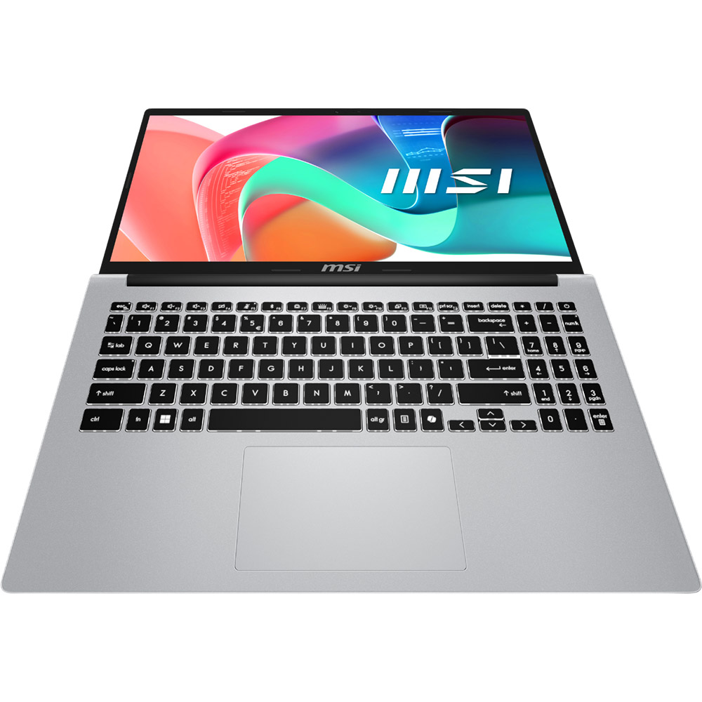 Зовнішній вигляд Ноутбук MSI Modern 15 F13MG Platium Gray (9S7-15S122-278)