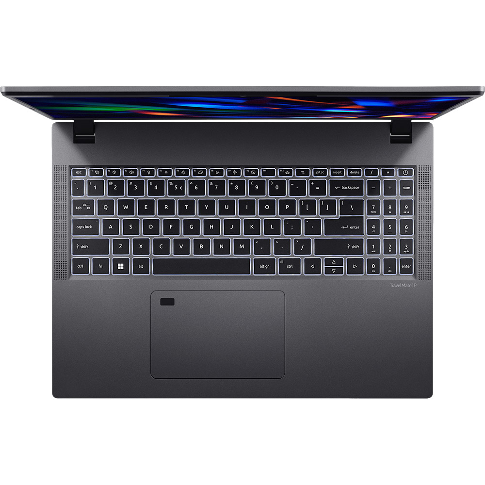 Зовнішній вигляд Ноутбук Acer TravelMate P2 16 TMP216-51-TCO-5163 Steel Gray (NX.B1BEU.005)