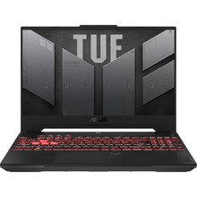 з відеокартами Nvidia Ноутбук ASUS TUF Gaming A15 FA507NUR-LP092 Jaeger Gray (90NR0JP8-M005M0)