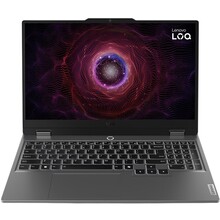 з IPS матрицею Ноутбук LENOVO LOQ 15ARP9 Luna Grey (83JC001BRA)