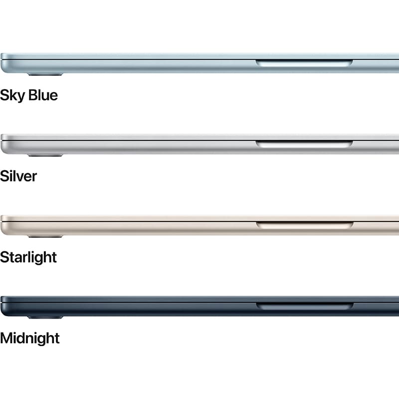 Ноутбук APPLE MacBook Air 15' M4 24/512GB Sky Blue (MC7D4UA/A) Разрешение дисплея 2880 x 1864