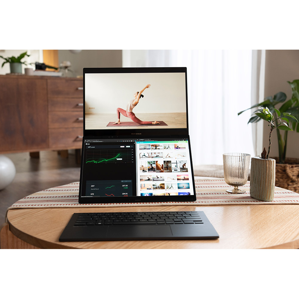 В Украине Ноутбук ASUS Zenbook Duo UX8406CA-PZ043W Inkwell Gray (90NB14X1-M001J0)