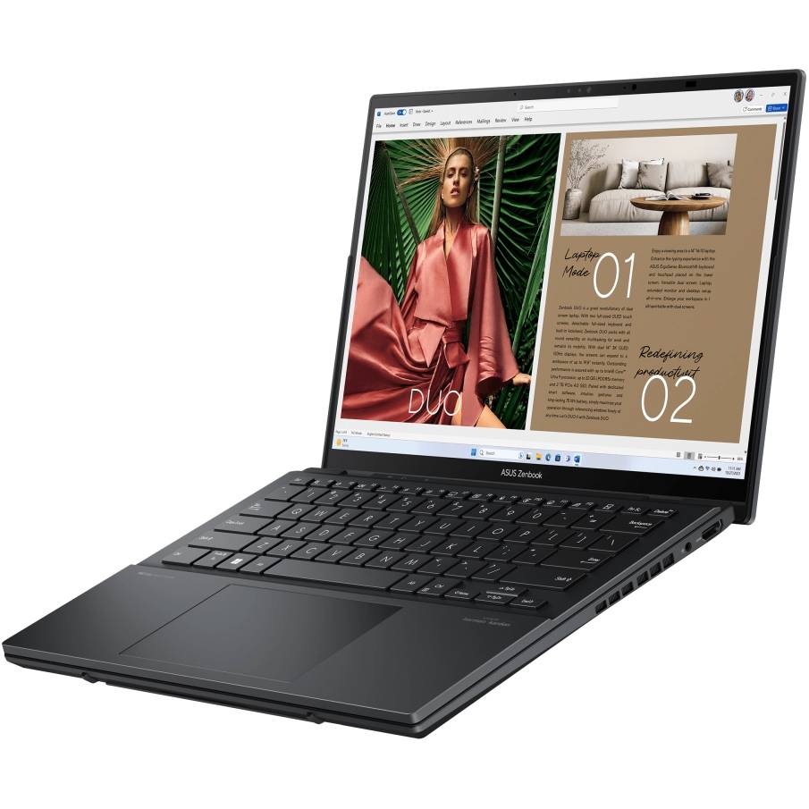 Ноутбук ASUS Zenbook Duo UX8406CA-PZ043W Inkwell Gray (90NB14X1-M001J0) Частота обновления экрана 120 Гц